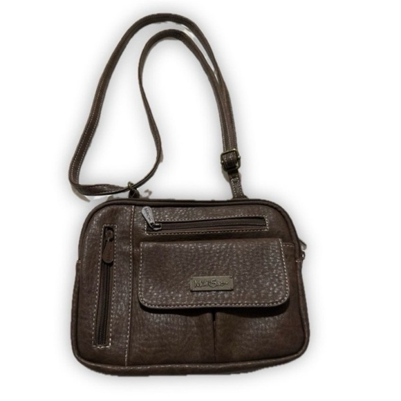 Multisac Handbags - MultiSac Zippy Triple Compartment Crossbody Bag